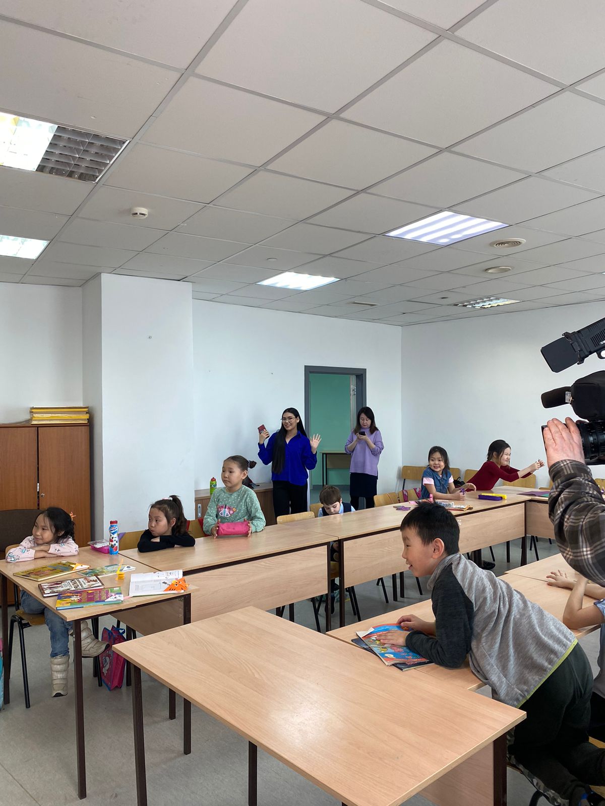 Участники продлённой группы сыграли в игру «Крокодил»