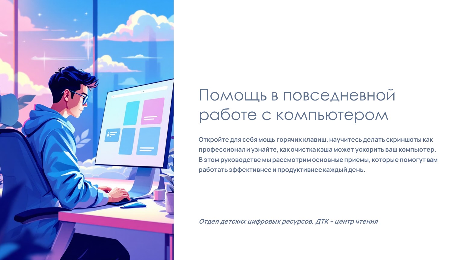 Цифробиб. Помощь в повседневной работе с компьютером