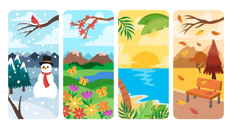 Тематическая коллекция. Книжный хоровод: Четыре сезона